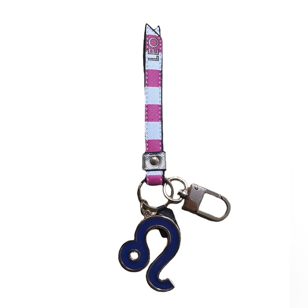 Keychain Holder Accessory Zodiac Sign Libra- Leo NWT